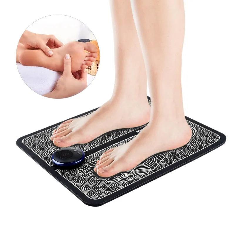 Massageador Elétrico para Pés RelaxPad Terapia Muscular e Relaxamento