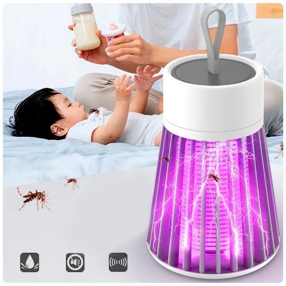 Lâmpada Elétrica Decorativa Anti-Mosquitos – Armadilha Portátil USB