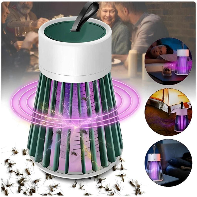 Lâmpada Elétrica Decorativa Anti-Mosquitos – Armadilha Portátil USB