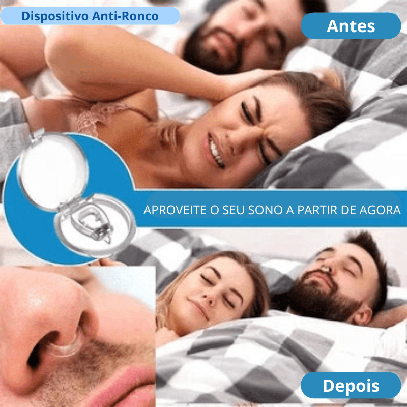 Clip Nasal Magnético Anti-Ronco para Sono Perfeito (Compre 1 leve 2)