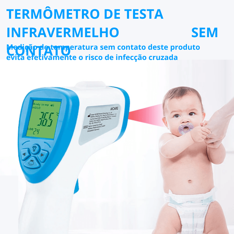 Termômetro Digital AICARE Sem Contato A Laser para Toda a Família